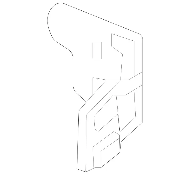 1675012001 - Radiator: Holder for Mercedes-Benz: GLE580, GLS580 Image image