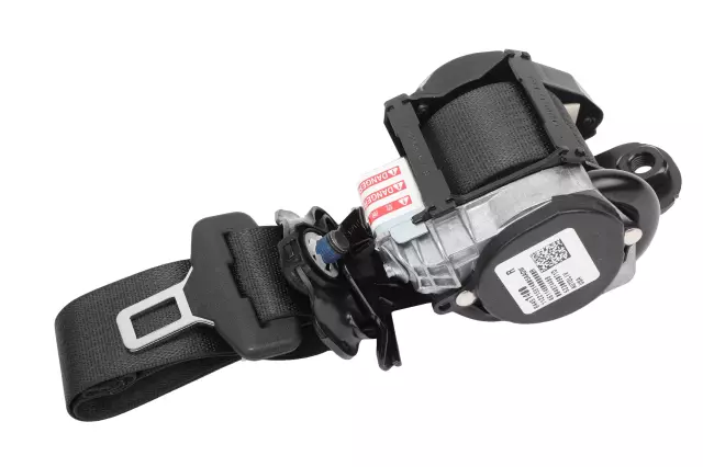 Black Passenger Seat Belt with Pre-Tensioner - GM (19370129)