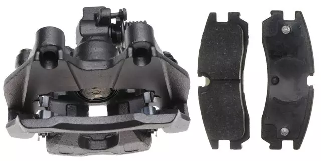 Rear Driver Side Disc Brake Caliper Assembly (Loaded Non-Coated), Remanufactured - GM (18039958)
