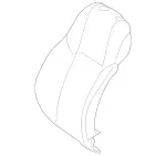 25791021003E73 - : Seat Back Cover for Mercedes-Benz Image
