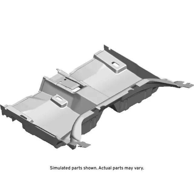 84051554 - : Jet Black Rear Floor Panel Carpet for GM Image