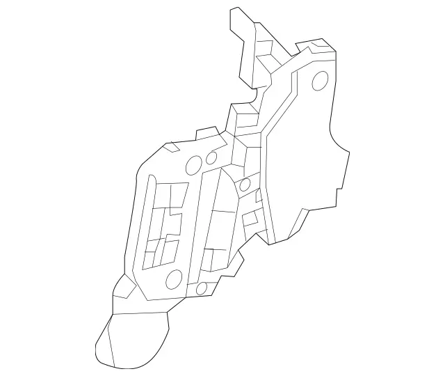 1667230314 - Driver Door: Holder for Mercedes-Benz: GL350, GL450, GL550, GL63 AMG, GLE300d, GLE350, GLE400, GLE550e, GLE63 AMG, GLS350d, GLS450, GLS550, ML250, ML350, ML400, ML550, ML63 AMG Image image