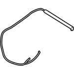 DA8Z14A318H - Body: Wire for Ford: Flex Image