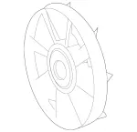 2007323 - Cooling System: Engine Cooling Fan Clutch for Mercedes-Benz: Sprinter 2500, Sprinter 3500, Sprinter 3500XD, Sprinter 4500 Image
