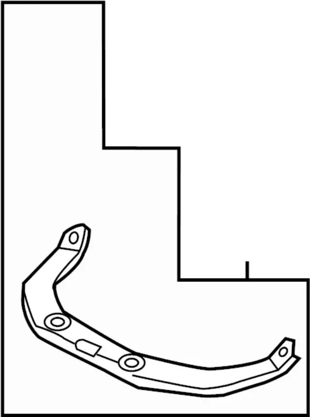 20711AF40A - Exhaust: Exhaust System Hanger Bracket for INFINITI: EX35, EX37, FX35, FX37, FX45, G25, G35, G37, M35, M37, Q40, Q50, Q60, Q70, Q70L, QX50, QX70 Image