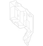 1178851001 - Attachment Parts: Mount for Mercedes-Benz: CLA250 Image