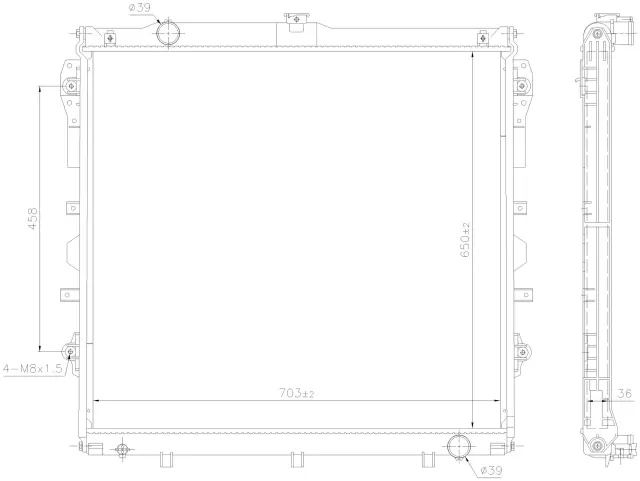 606523 - Cooling Systems: Nissens Radiator for NISSENS Image
