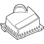 F2GZ9661B - : 2015-2020 Ford - Upper Cover for Ford: Edge | Lincoln: Continental, MKX Image