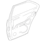 210730230528 - Rear Doors: Door, Body-in-White for Mercedes-Benz Image