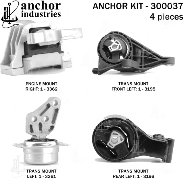 300037 - Engines &amp; Components: Anchor Engine Mount Kit for Anchor Image