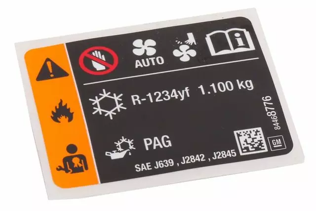 84468776 - Body: Caution Label for Buick: Enclave | Chevrolet: Traverse, Traverse Limited Image