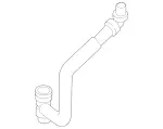 2535006300 - Radiator: Coolant Hose for Mercedes-Benz Image