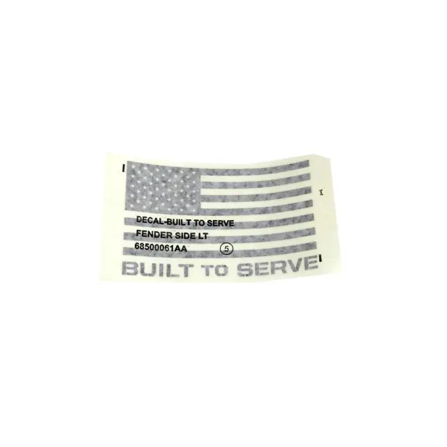 68500061AA - : American Flag Decal, Left for Mopar Image