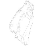 20791072059H23 - : Cover, Backrest for Mercedes-Benz Image