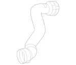 238501900064 - : Upper Hose for Mercedes-Benz Image