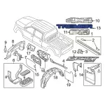 ML3Z9925622J - : Decal for Ford: F-150, F-250 Super Duty, F-350 Super Duty Image