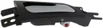 81895 - : Interior Door Handle Rear Right Satin Chrome Lever/Black Housing for Dorman Image