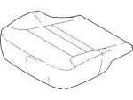 9A1Z7862901BD - Body: Cushion Cover for Lincoln: MKX Image