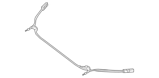 166880130265 - Detachable Parts: Hood Cable for Mercedes-Benz: GL350, GL450, GL550, GL63 AMG, GLE300d, GLE350, GLE400, GLE43 AMG, GLE450 AMG, GLE550e, GLE63 AMG, GLE63 AMG S, GLS350d, GLS450, GLS550, GLS63 AMG, ML250, ML350, ML400, ML550, ML63 AMG Image image