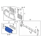 ML3Z17626Q - : 2021-2023 Ford F-150 - Shutter for Ford: F-150 Image