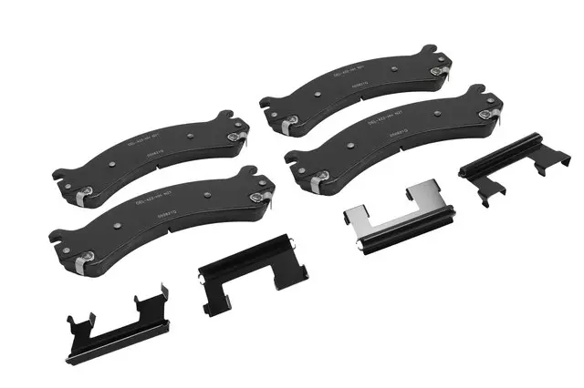 17D909CHF1 - Brake: Rear Disc Brake Pad Kit for Chevrolet: Silverado 3500, Silverado 3500 Classic, Silverado 3500 HD | GMC: Sierra 3500, Sierra 3500 Classic, Sierra 3500 HD Image