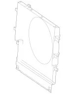 9065050955 - Cooling System: Fan Shroud for Mercedes-Benz Image