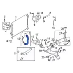 KR3Z8A519B - : Radiator Coolant Hose for Ford: Mustang Image