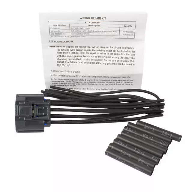 3U2Z14S411TZA - : Wire Assembly for Ford Image