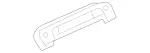 22281009549051 - Body: Grip Handle for Mercedes-Benz Image