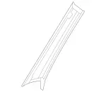 25369027001C67 - Body: Windshield Pillar Trim for Mercedes-Benz Image