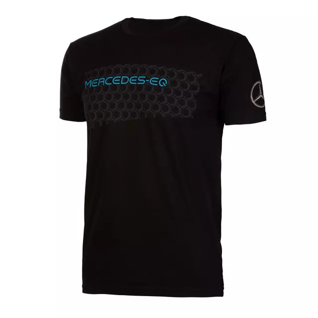 152623705 - : Mer Eq Honey Combination Graphic Tee Black 2X for Mercedes-Benz Image