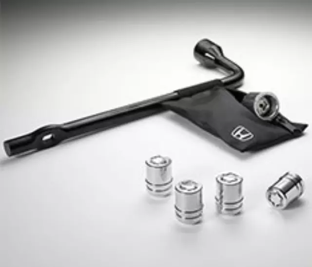 8W42SCV103 - : Lock Set (Chrome) for Honda: Accord, CR-V, Element, Fit, S2000 Image