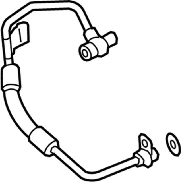 FR3Z8K153H - : Engine Coolant Hose for Ford: Mustang Image