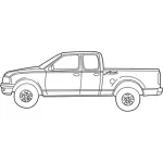 YL3Z1620000CAE - Body: Stripe Tape for Ford: F-150 Image