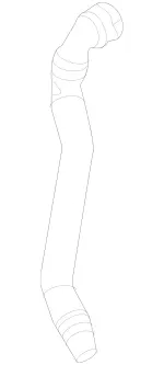 1675017500 - Radiator: Coolant Hose for Mercedes-Benz Image