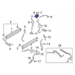 L1MZ8A080C - Hybrid Components: Expansion Tank for Ford: Explorer, Police Interceptor Utility | Lincoln: Aviator Image