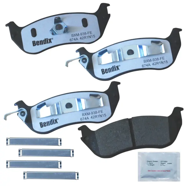 MKD674AFM - : BENDIX Fleet MetLok Brake Pad for BENDIX Image