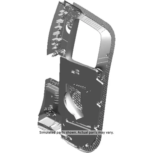 23137779 - : Cocoa Driver Side Rear Door Trim for GMC: Canyon Image