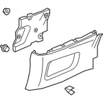 FR3Z7631113AB - Body: Quarter Trim Panel for Ford: Mustang Image