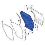 NB5Z7824630A - : Door Assembly for Ford: Explorer, Police Interceptor Utility Image