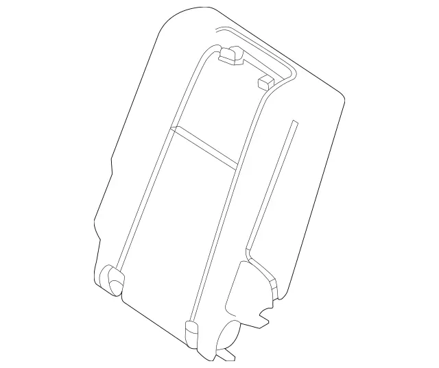 1679304901 - Folding Seat/Center Seat: Pad, Backrest for Mercedes-Benz: GLS450, GLS580, GLS63 AMG, Maybach GLS600 Image image