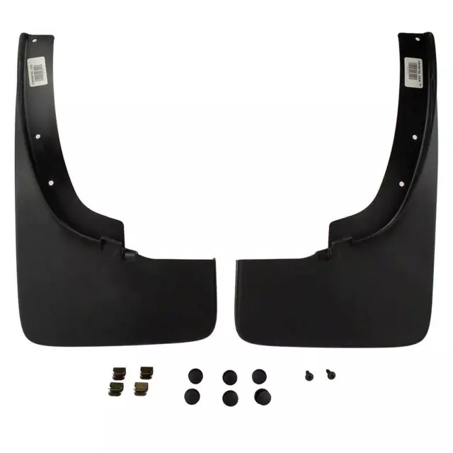 Splash Guards - Molded - Front Pair - Ford (KB3Z-16A550-AB)