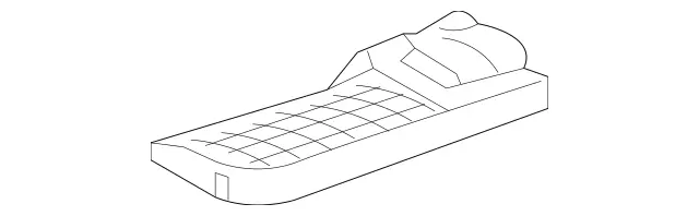 2465040540 - Radiator: Holder for Mercedes-Benz: B Electric Drive, B250e, CLA250, GLA250 Image image