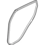 BE8Z5425325A - Body: Weather-strip On Body for Ford: Fiesta Image