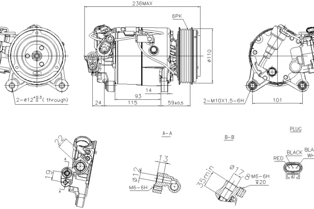 891019 - : Nissens A/C Compressor for NISSENS Image