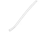 204690686264 - Trim and Lining: Water Deflector for Mercedes-Benz Image