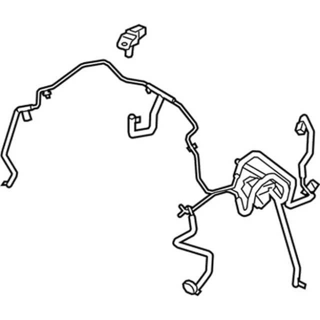 JT4Z9S468B - Emission System: Vacuum Hose for Ford Image
