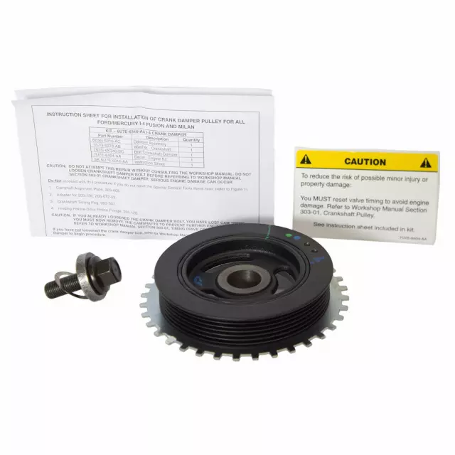 6U7Z6312A - Engine: Pulley for Ford: Fusion | Mercury: Milan Image