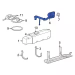 4L5Z9034C - Fuel System: Filler Pipe for Ford: Ranger Image