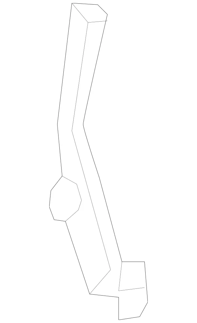 9067601340 - : Lock Lever for Mercedes-Benz: Sprinter 2500, Sprinter 3500 Image